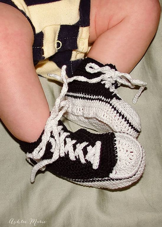  Converse Button Baby loafers Pattern