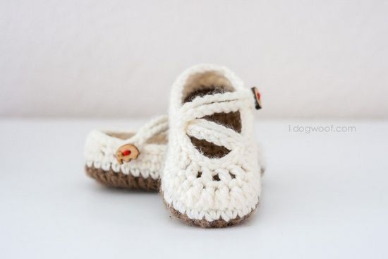 Double Strapped Baby Mary Janes Pattern