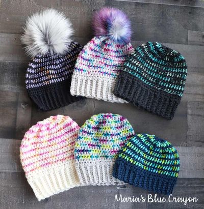 Pop Of Color Beanie Pattern