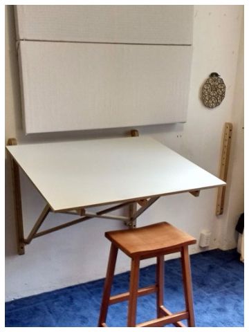 DIY wall mounted desk plans