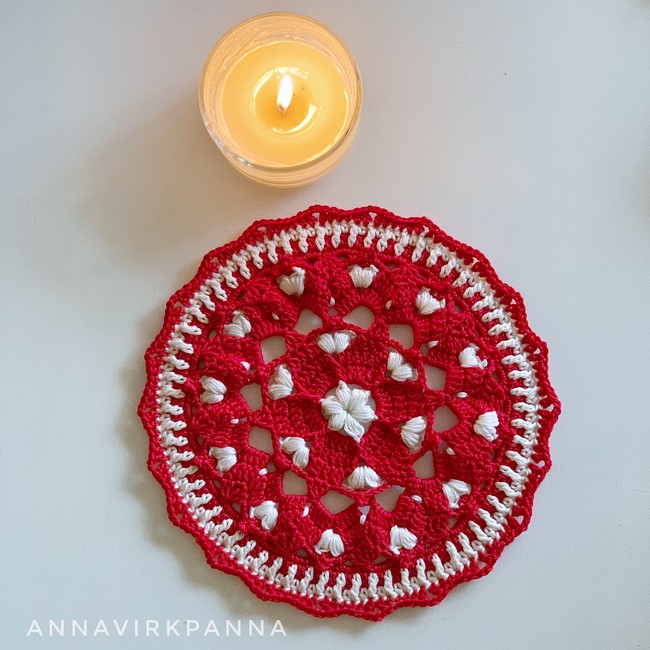 Christmas Fling Mandala Crochet Pattern