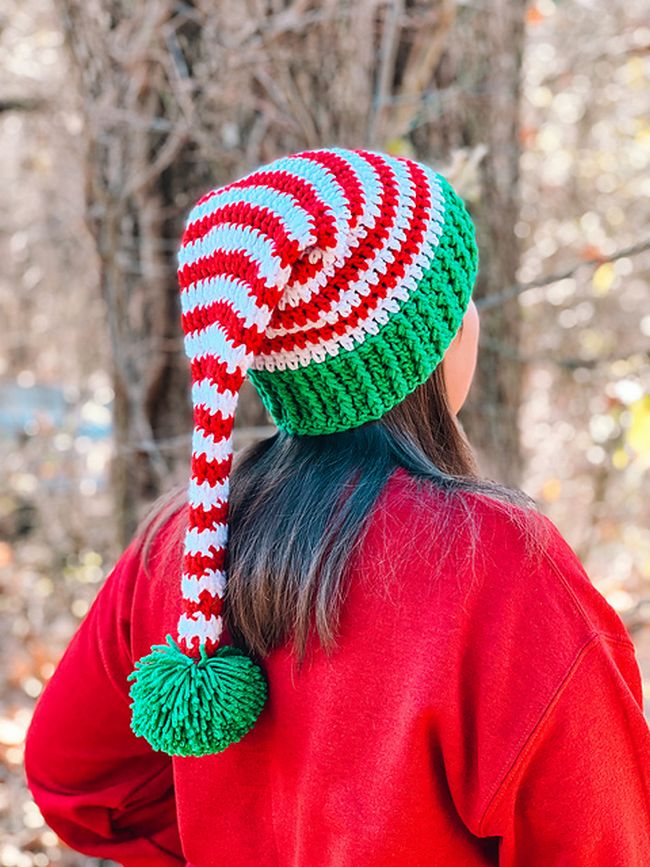 Crochet Christmas Hat Pattern For Adults
