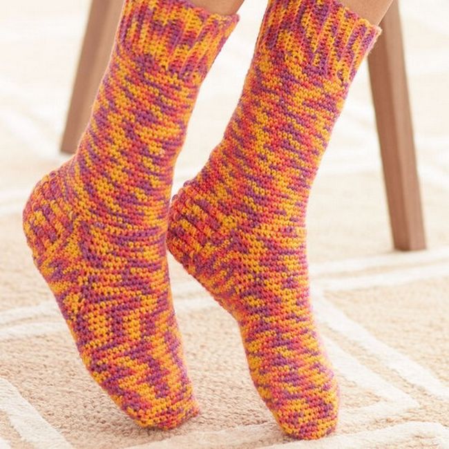Crochet Basic Socks Pattern