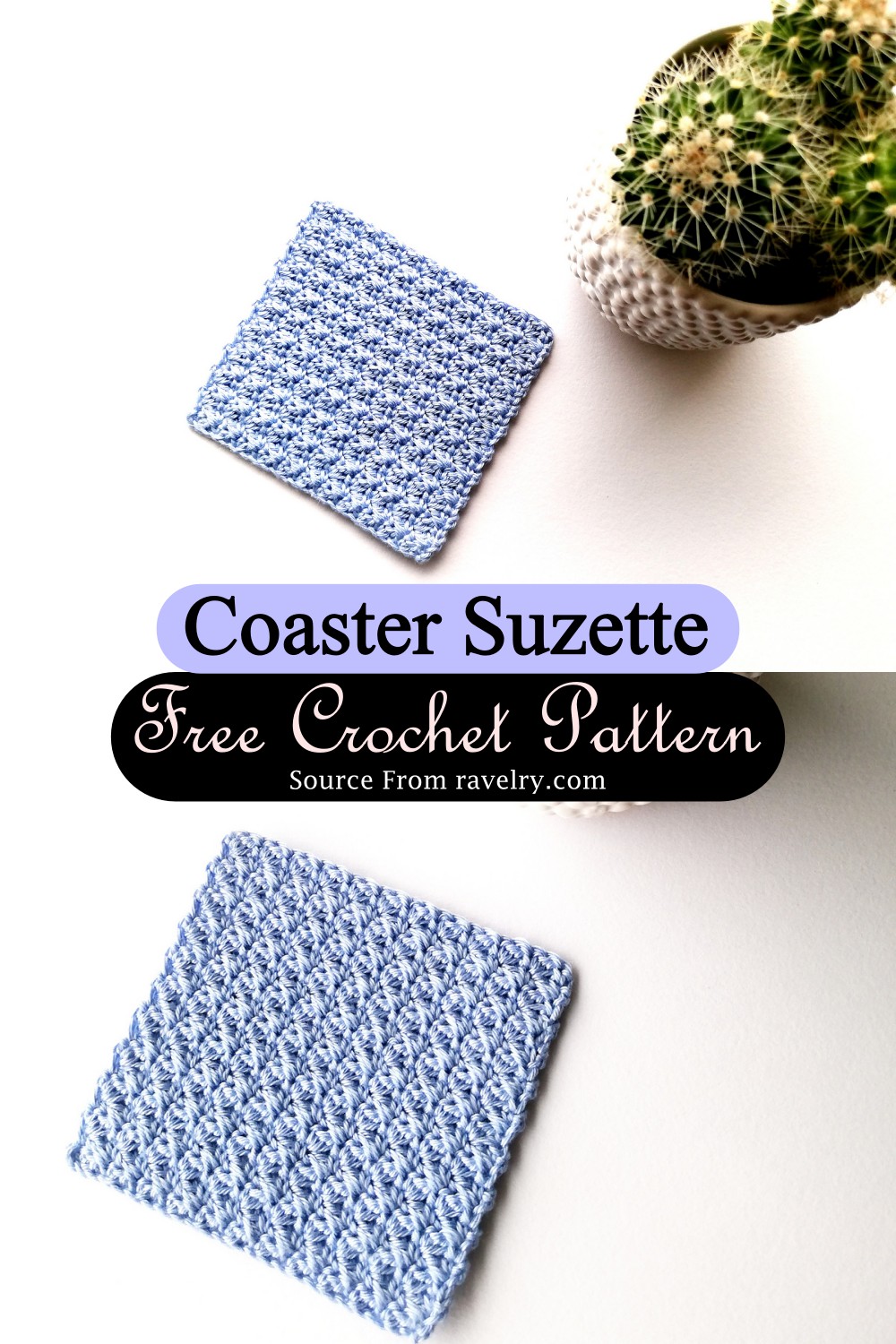 Crochet Coaster Suzette Pattern