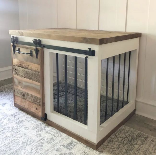 DIY Dog House Bed Crate