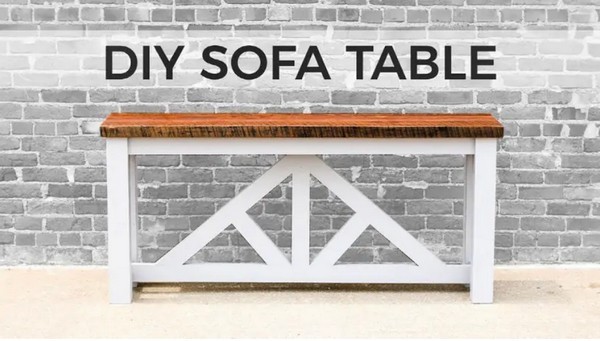 DIY Sofa Table