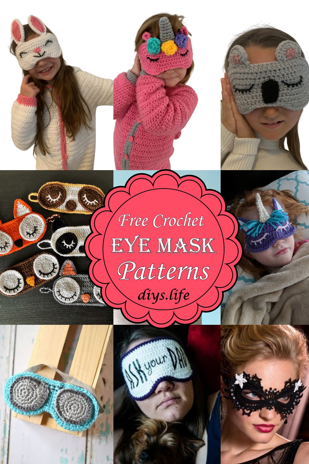 Free Crochet Eye Mask Patterns