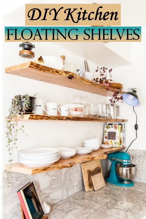 Kitchen Floating Shelves