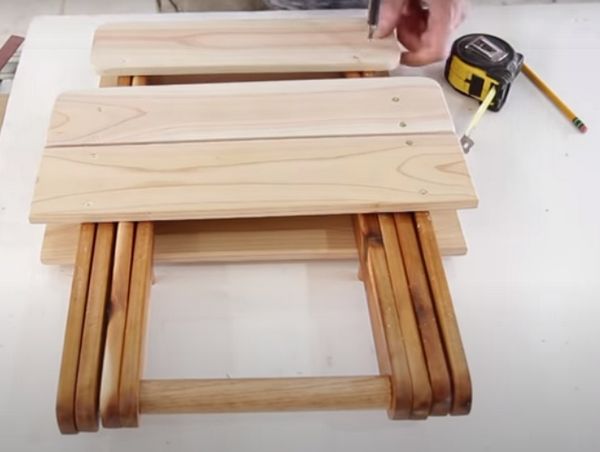 Making Cedar Folding Table
