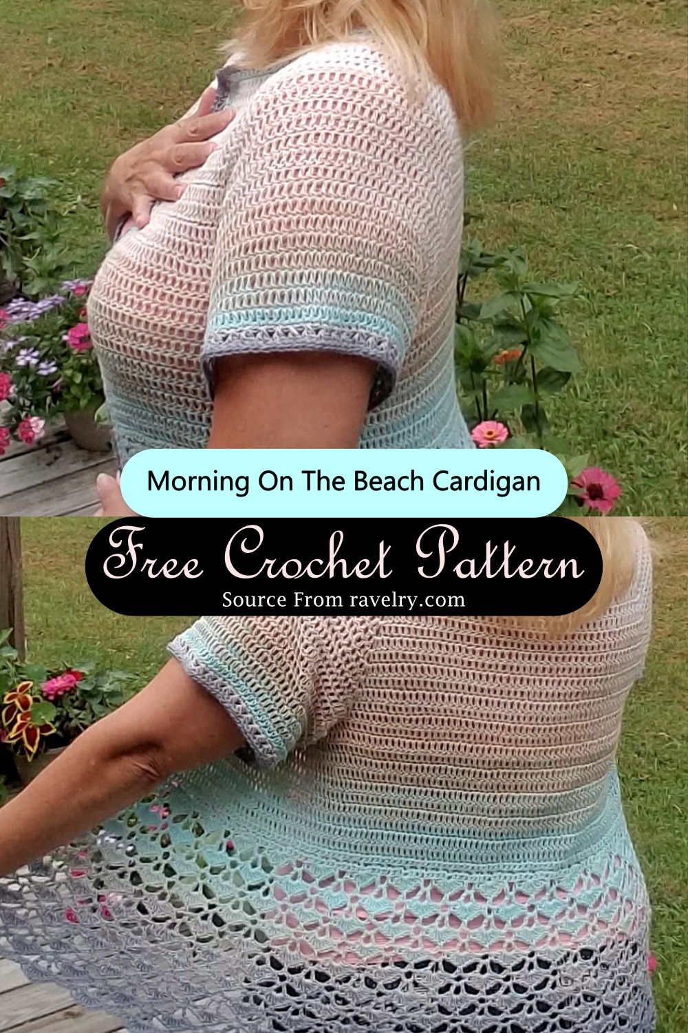 Morning On The Beach Cardigan