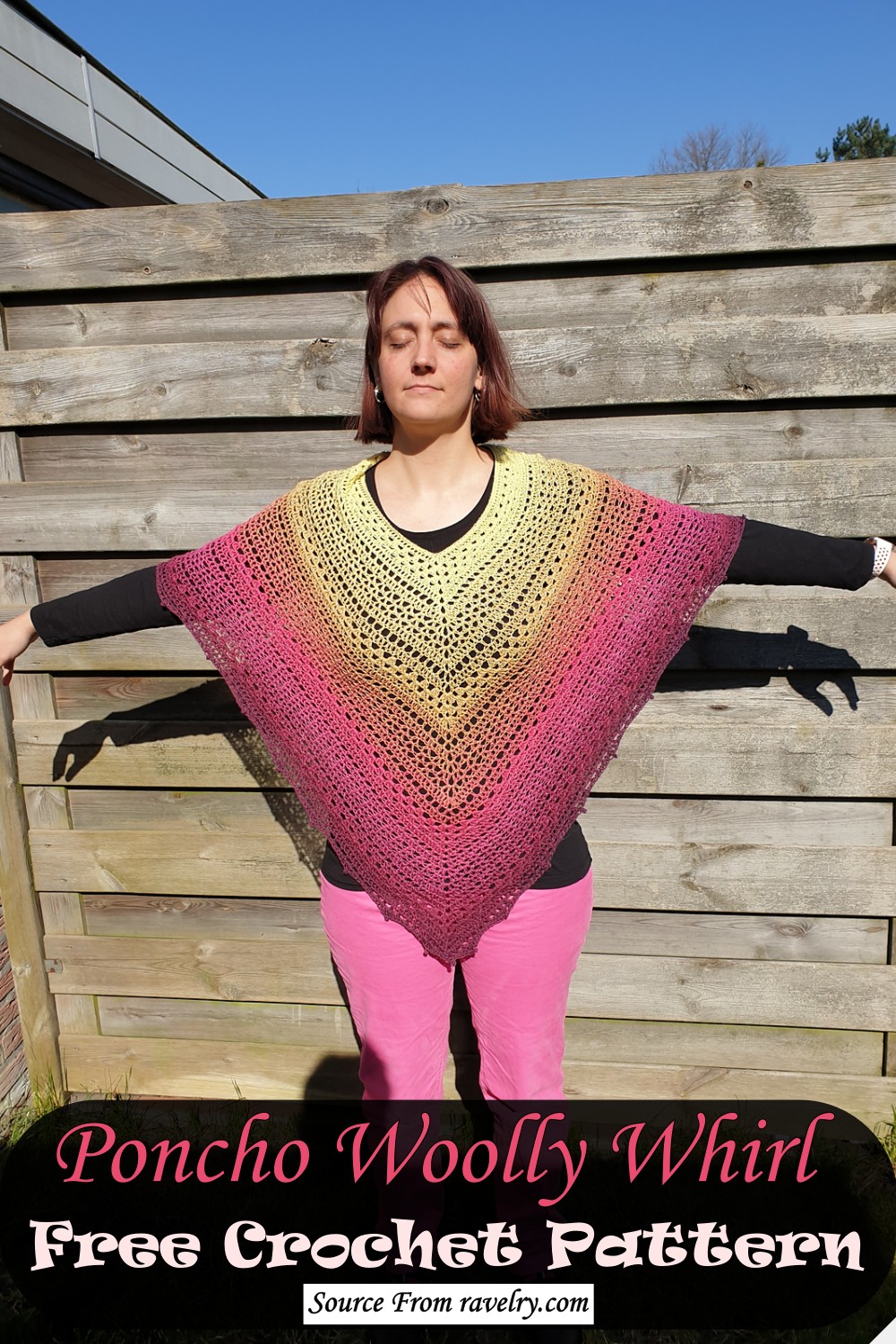 Poncho Woolly Whirl