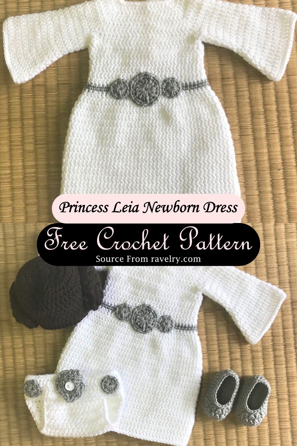 Princess Leia Newborn Dress