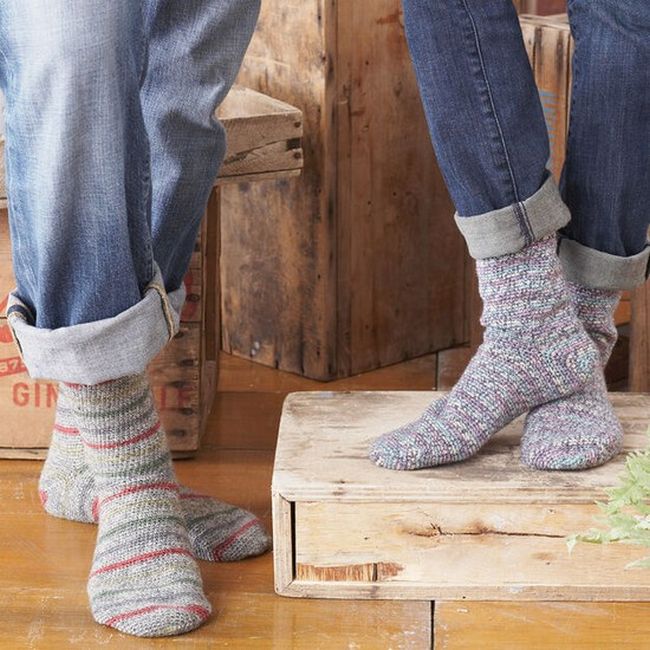 Crochet Socks Toe Up Pattern