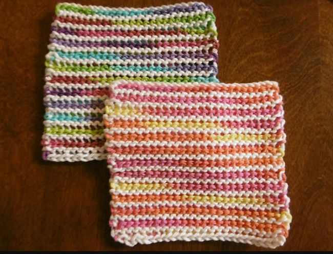 Tunisian Crochet Dishcloth