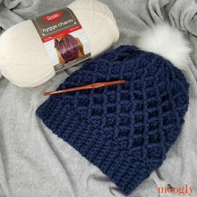 Crochet Diamond Hat Pattern