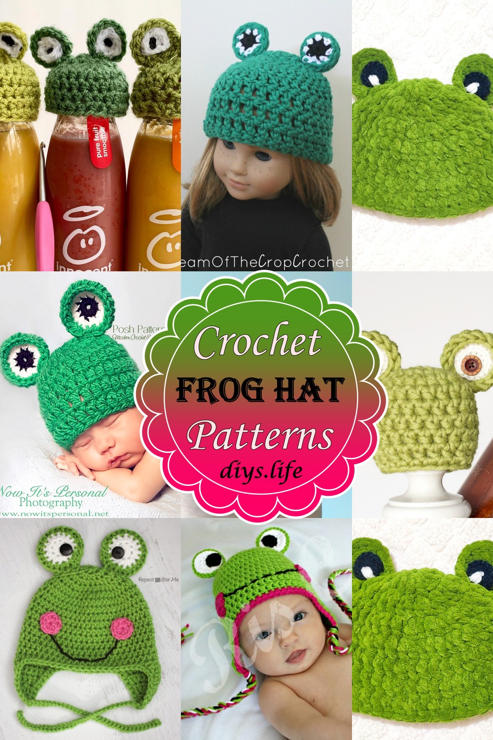 Crochet Frog Hat Patterns