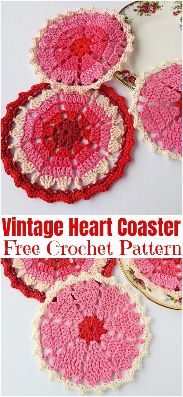 Vintage Crochet Coaster Pattern