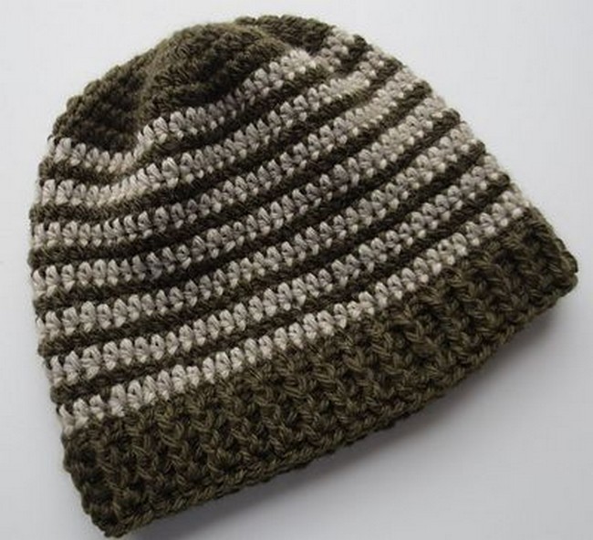 Crocheted Ribbed Hat Pattern