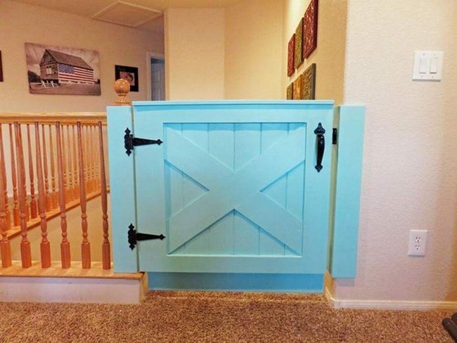 easy to make door  to use as Baby Gate