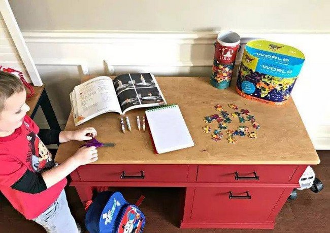 Children’s Table Plans With Storage