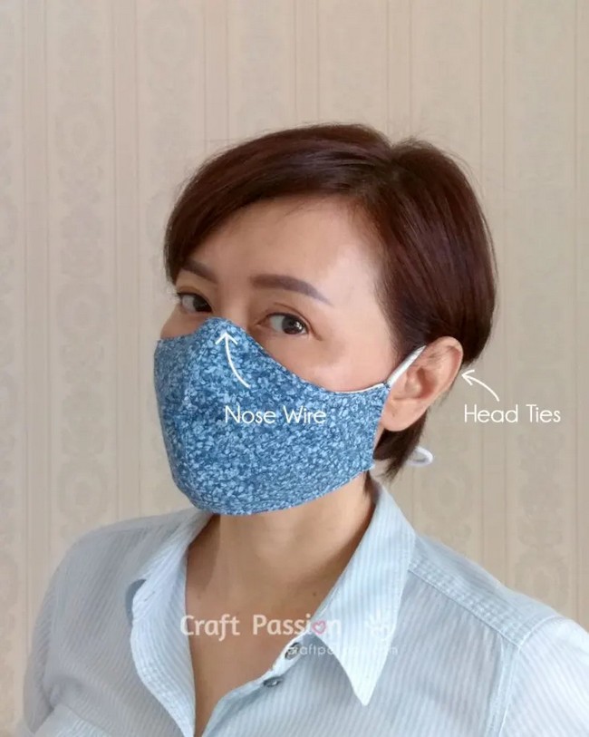 DIY Face Mask Sewing Idea