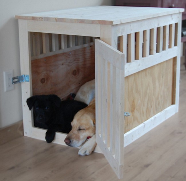DIY Large Wood Pet Crate