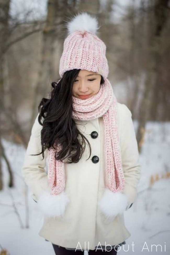 Double Brim Ribbed Beanie Pattern