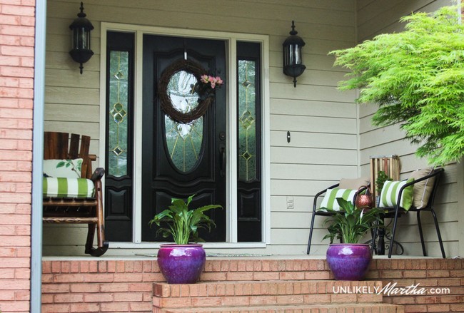 Front Porch Refresh with Big Lots