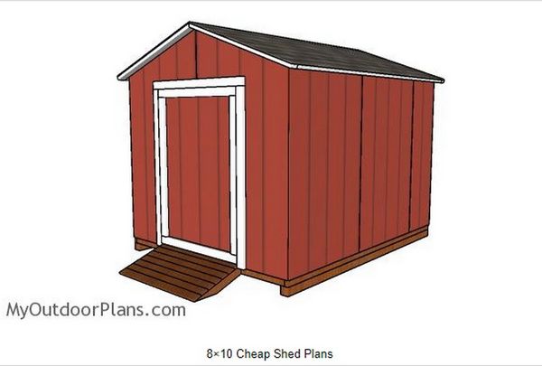 Homemade shed