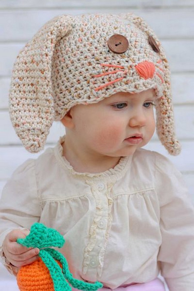 How To Make A Crochet Hat Bunny Pattern