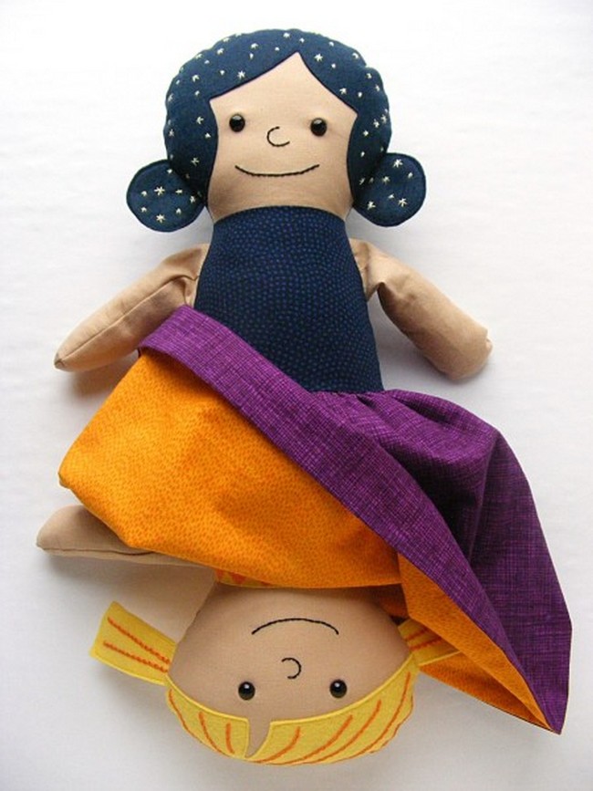 How To Make A Topsy Turvy Doll From Any Rag Doll Pattern