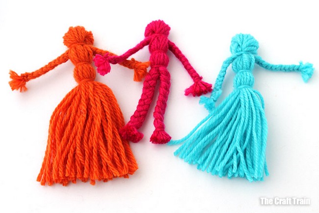 How To Make Yarn Dolls