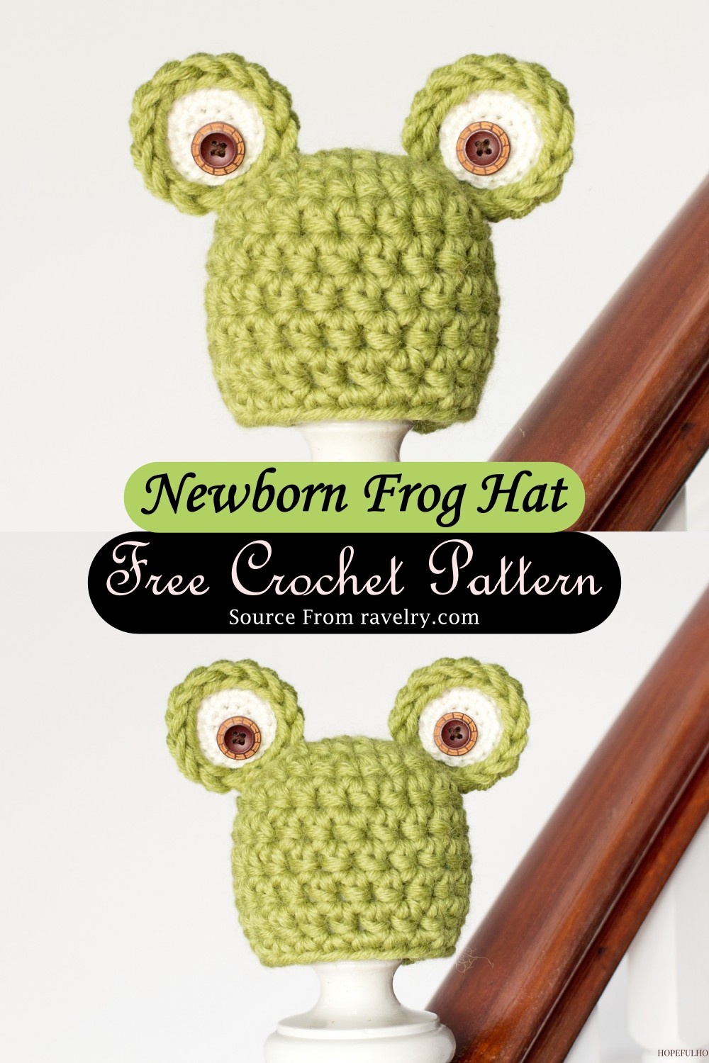Newborn Frog Hat