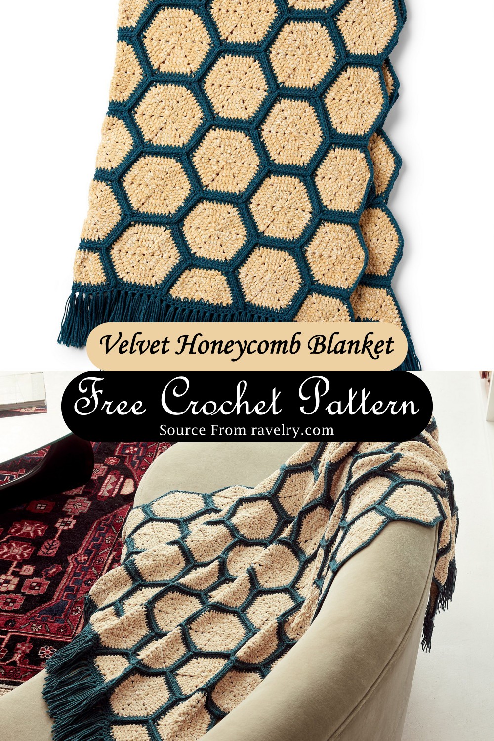 Velvet Honeycomb Blanket