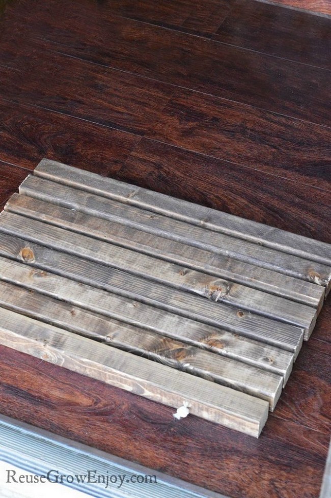 Wood DIY Doormat