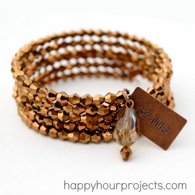 Bronze Wire Bracelet