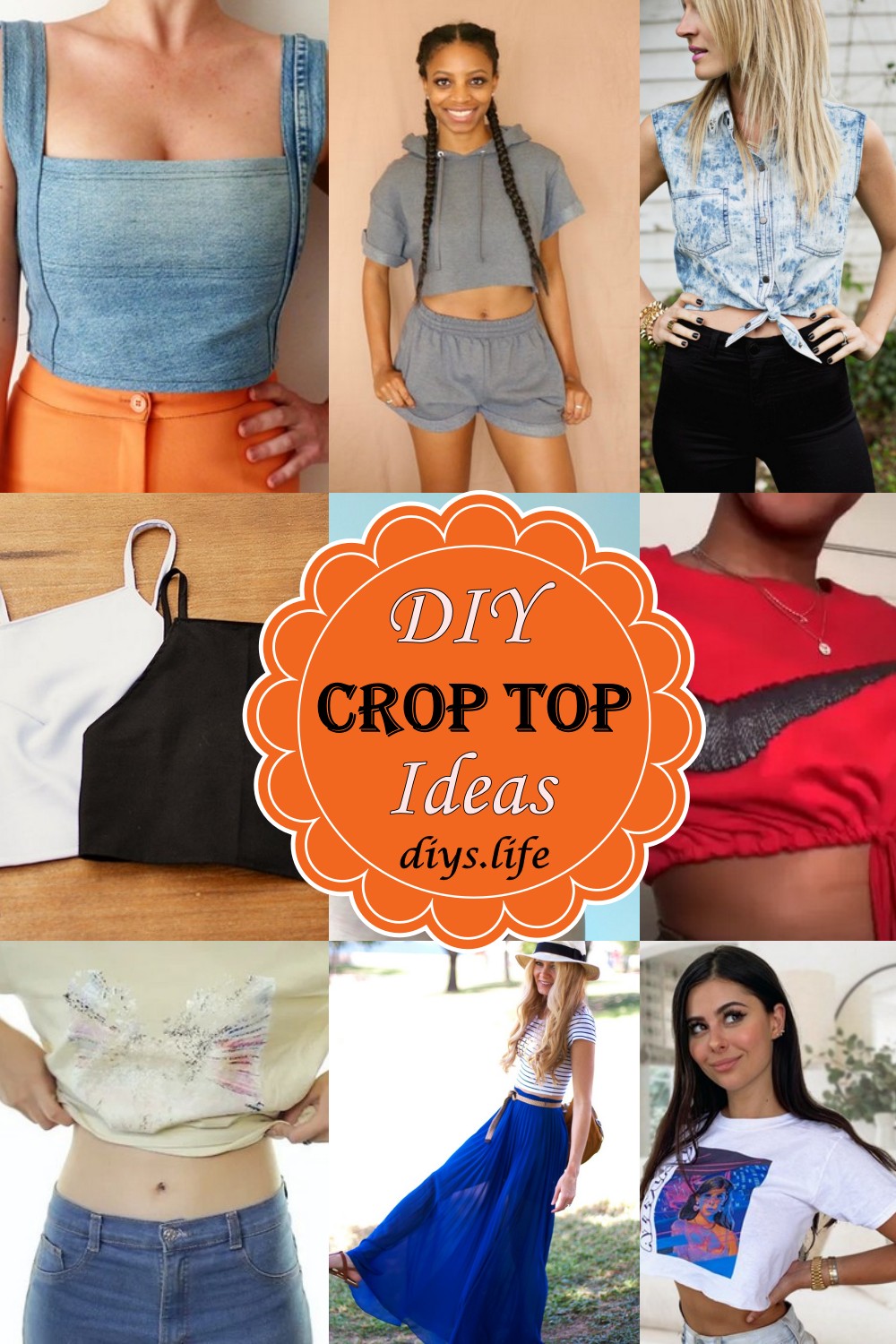 DIY Crop Top Ideas 1