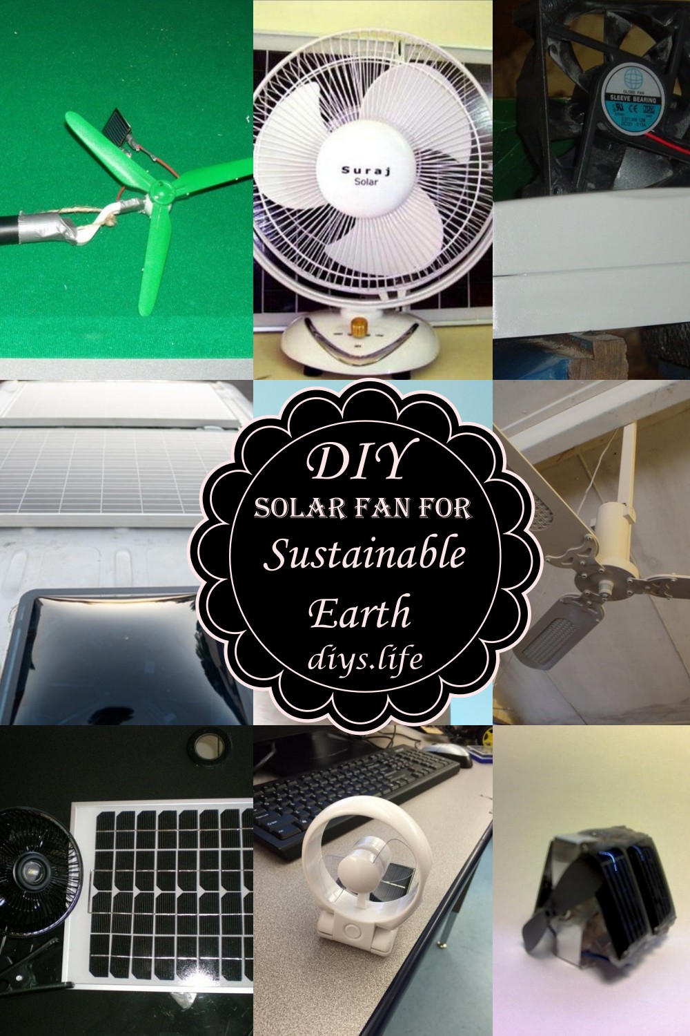 DIY Solar Fan For Sustainable Earth