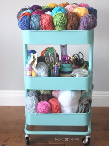 DIY Yarn Organizer Ideas 1