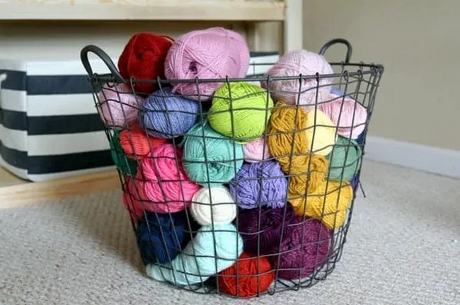 How To Mak A Yarn Storage Basket