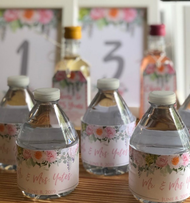 Printable Water Bottle Labels For Birthday Gift