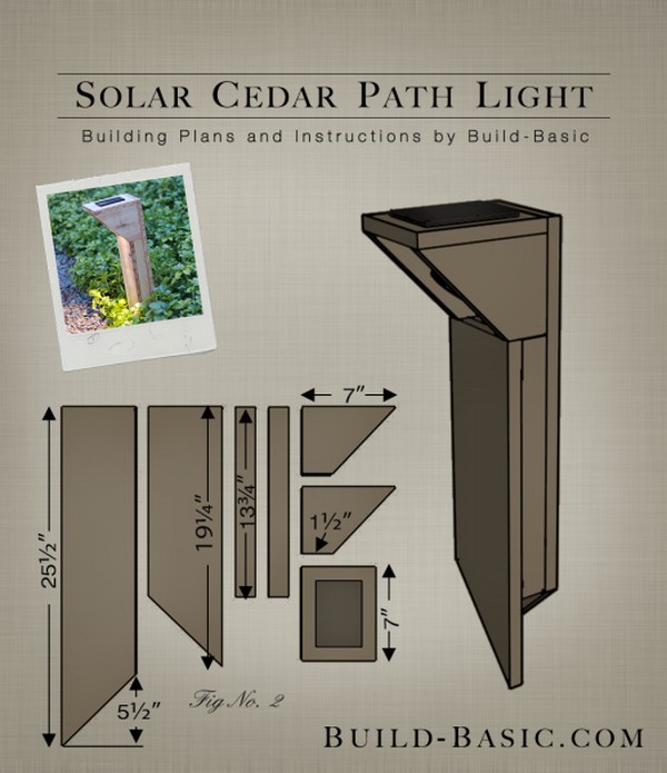 Cedar Path Solar Light Idea
