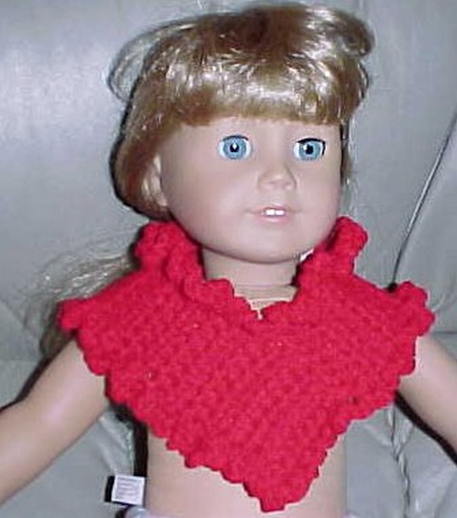 Crochet Doll's Poncho