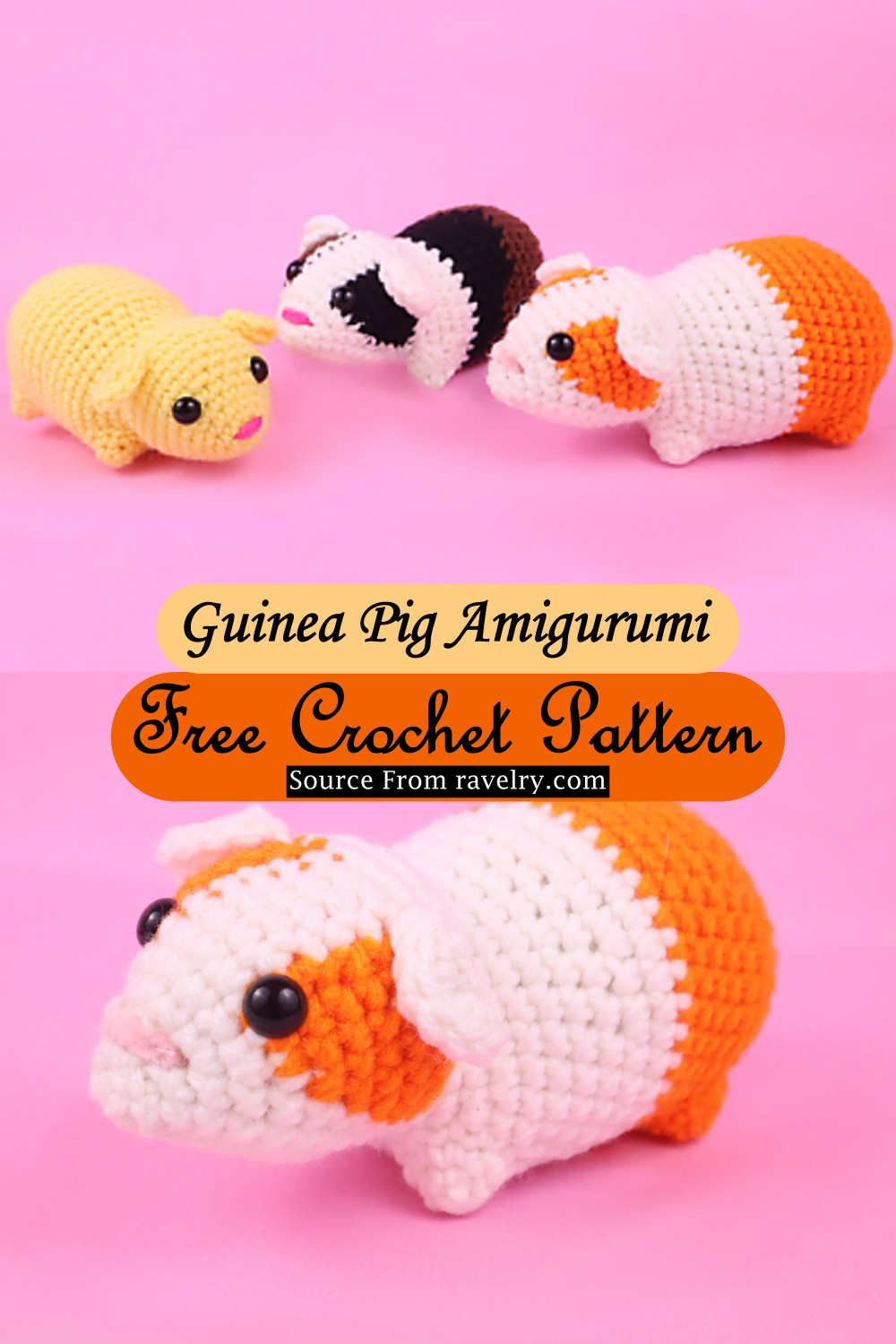 Crochet Guinea Pig Amigurumi