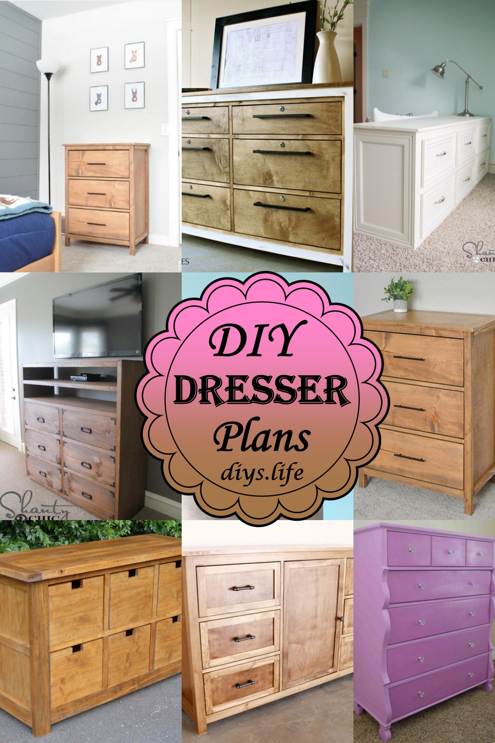 DIY Dresser Plans 1