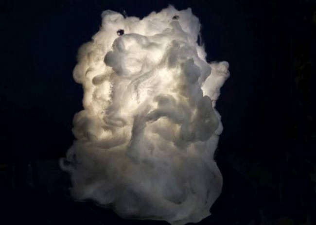 DIY LED Cloud lamp