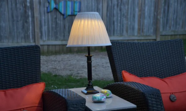 Light On Lamp For Outdoor