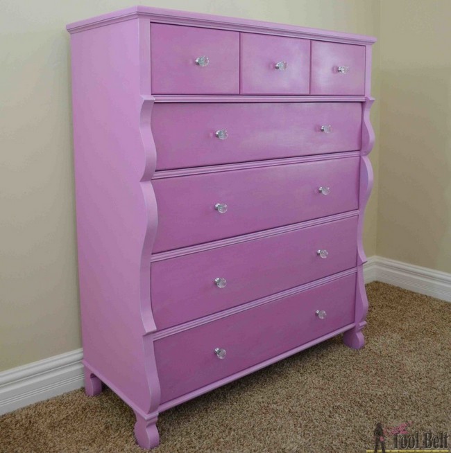 Empire Dresser In Princess Purple