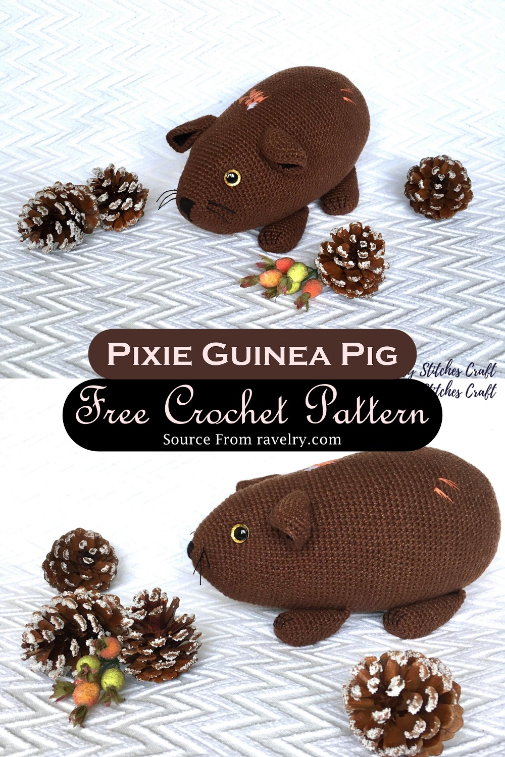 Pixie Crochet Guinea Pig
