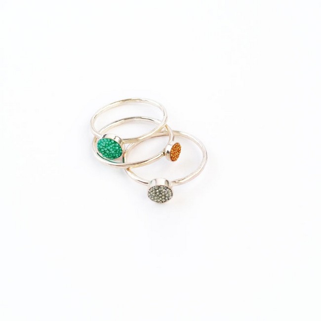 Stackable Micro Bead Ring